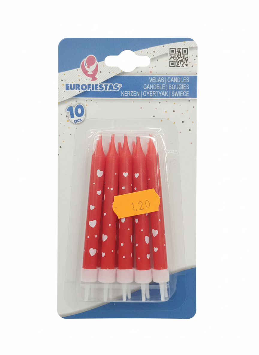 Pack 10 Velas San Valentín - ¿Cuántos San Valentín Lleváis Celebrando Juntos?
