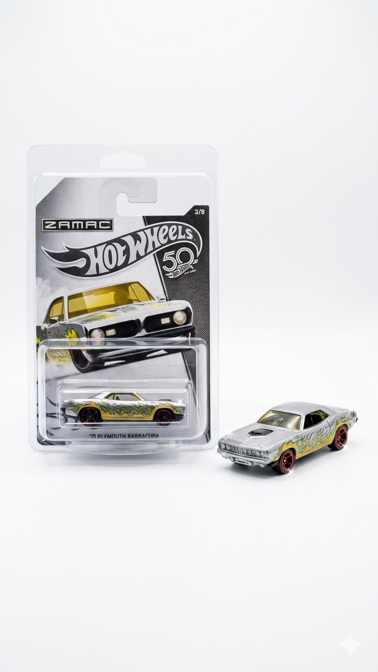 Hot Wheels Zamac 50th Anniversary '68 Plymouth Barracuda Formula S