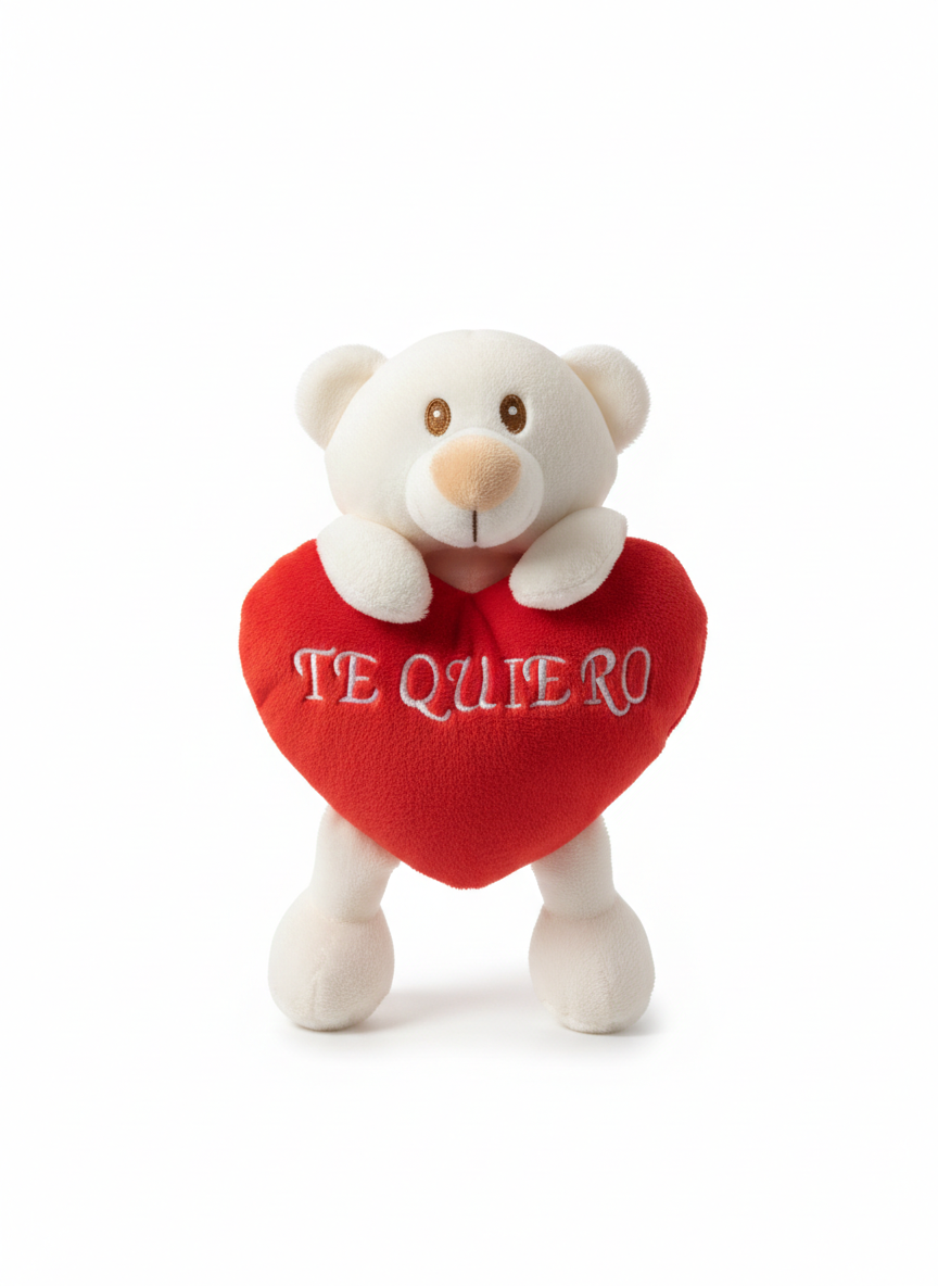 Oso de Peluche San Valentín con Corazón - 4,99€