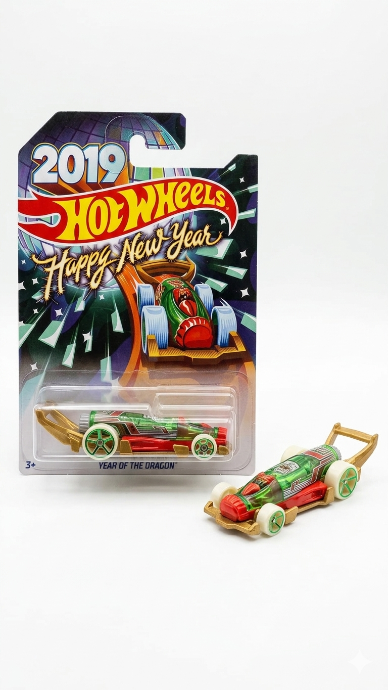 Hot Wheels Holiday Hot Rods Carbonator Happy New Year 2019