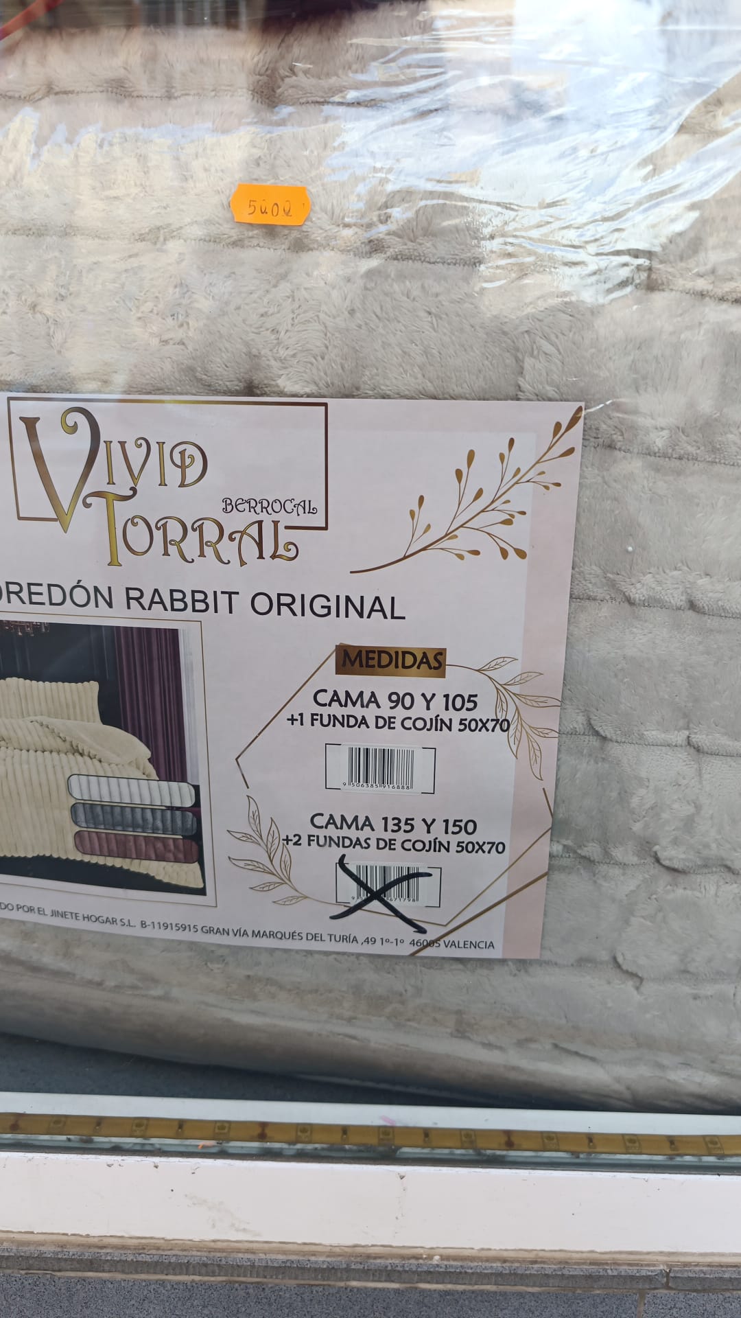 Edredón cama de 135 - 150 cm Rabbit Original Vivid Torral Berrocal
