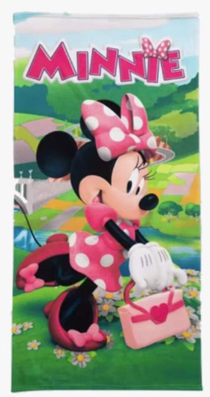 Toalla Minnie Infantil 70x140 cm - Diseño 3