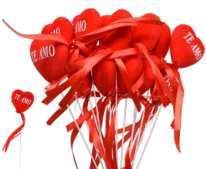 Oso y corazones San Valentín Brocheta