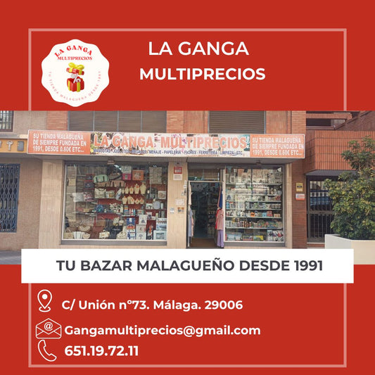 La Ganga Multiprecios: la tienda de barrio de Málaga que mantiene viva la esencia de los "20 duros" desde 1989