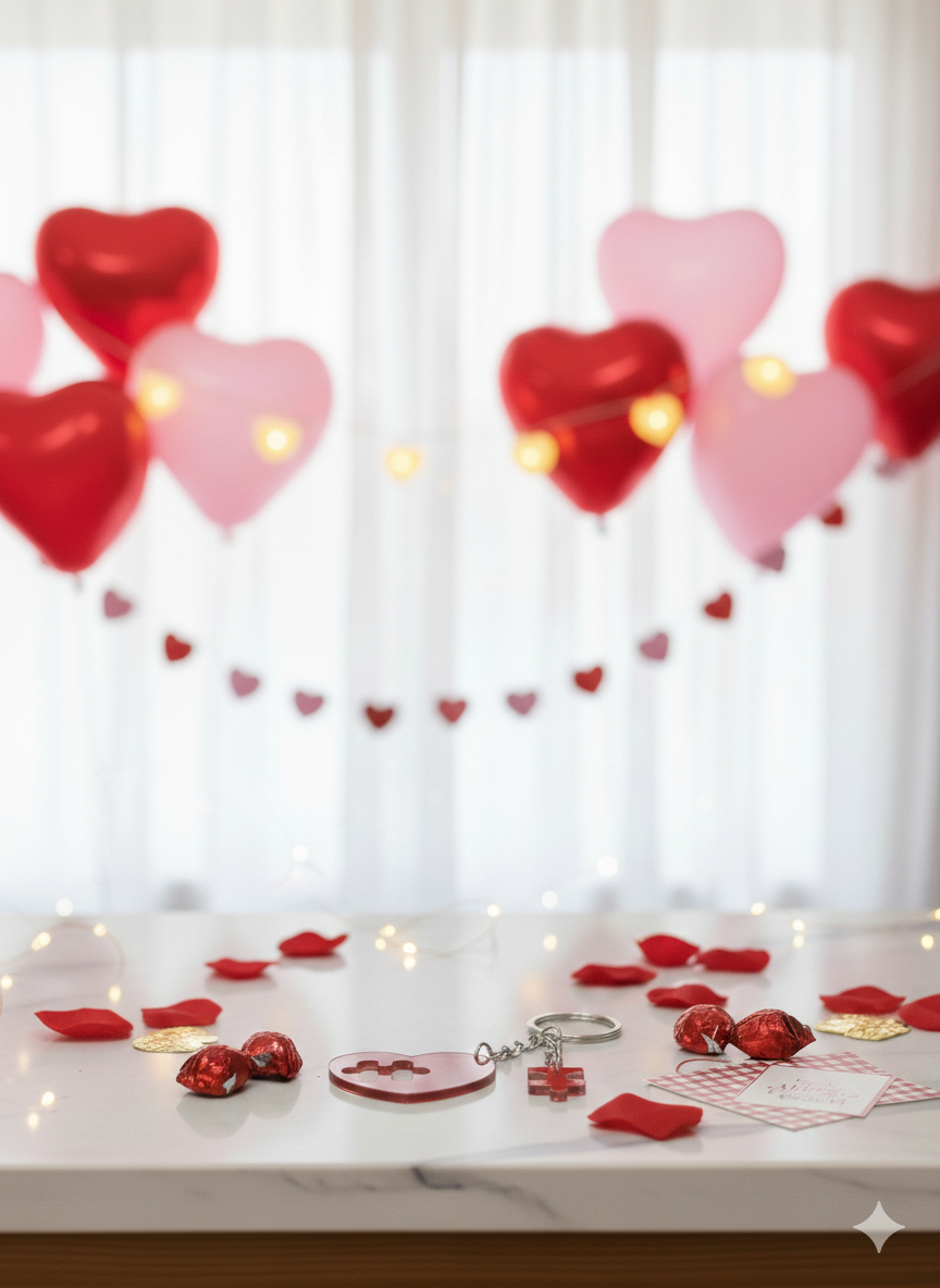 Llavero Parejas San Valentín - Corazón Puzzle (2 Piezas)