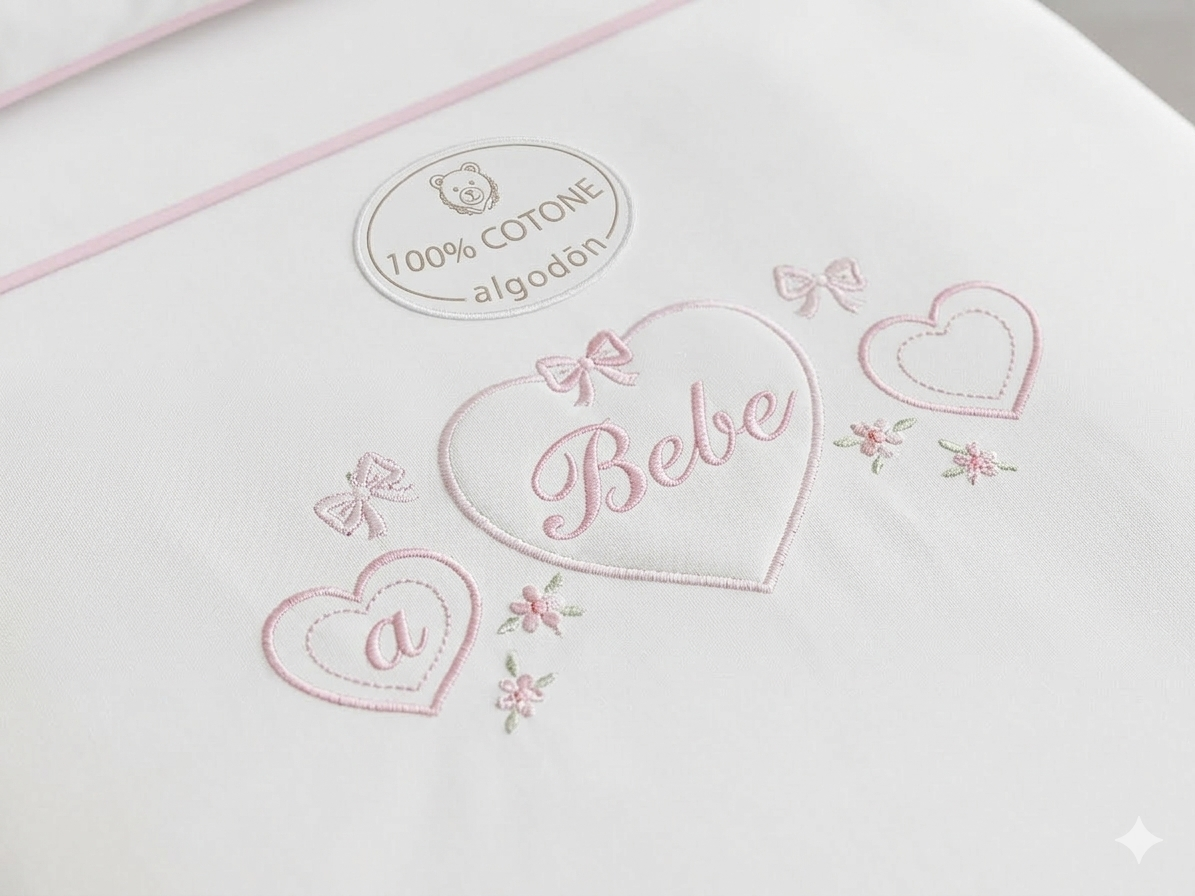 Sábanas Mini Cuna Tríptico 100% Algodón