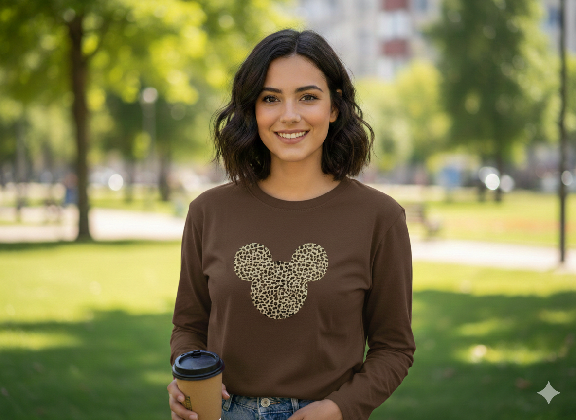 Camiseta de Punto Manga Larga Mickey Mouse