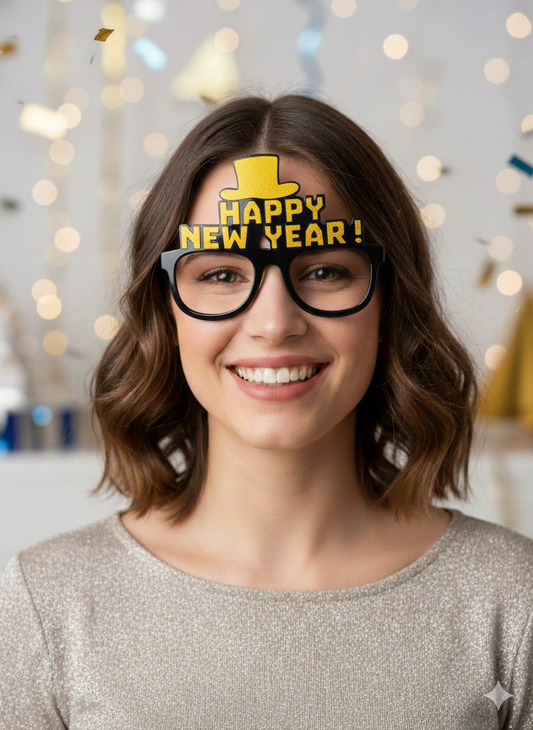 Gafas Especiales Nochevieja 2026 - Accesorio Fiesta Fin de Año