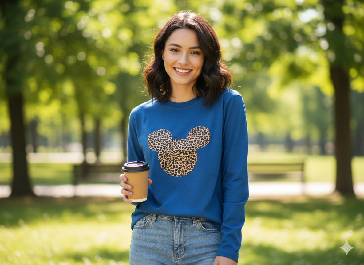 Camiseta de Punto Manga Larga Mickey Mouse