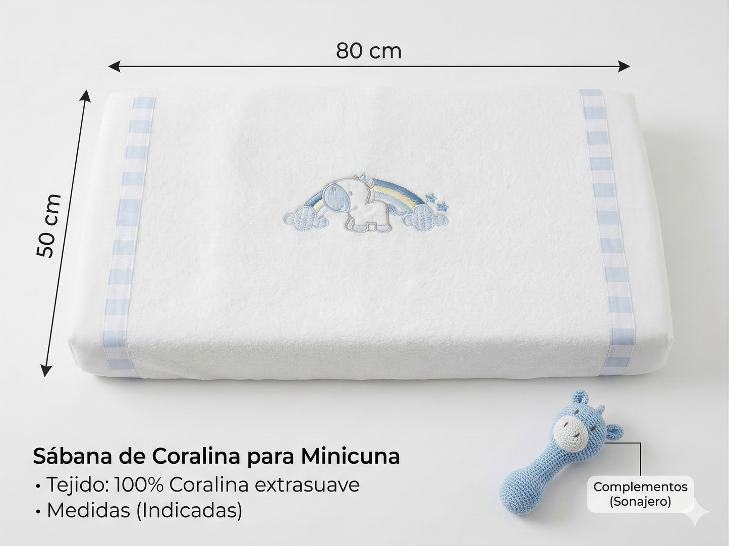 Sábanas Mini Cuna Set de 3 Piezas
