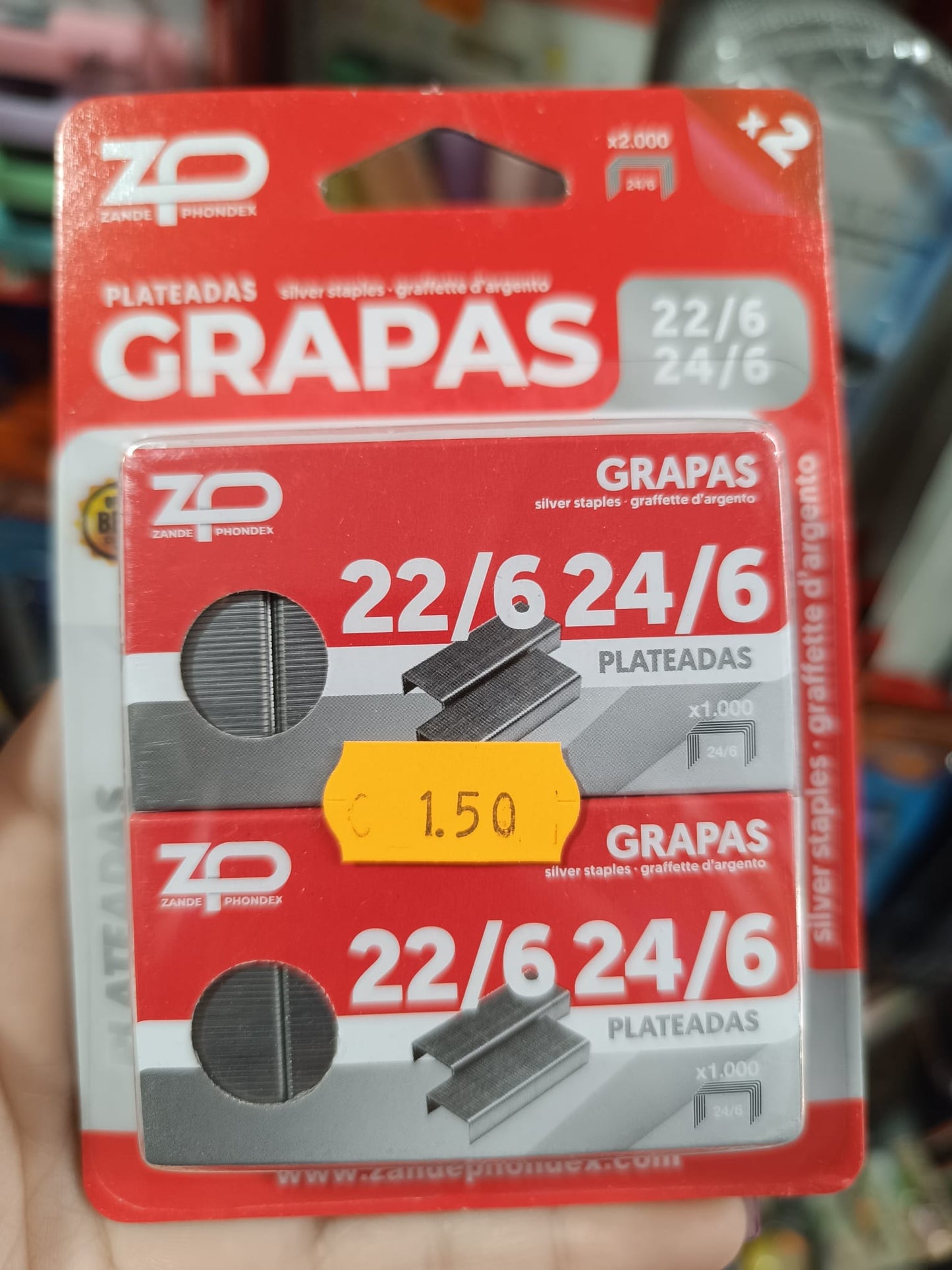Grapas 22/6 y 24/6