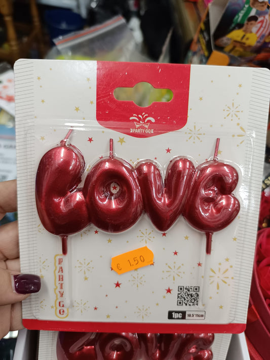 Velas San Valentín Love